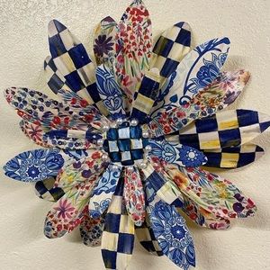 Mackenzie Childs Inspired Metal Flower